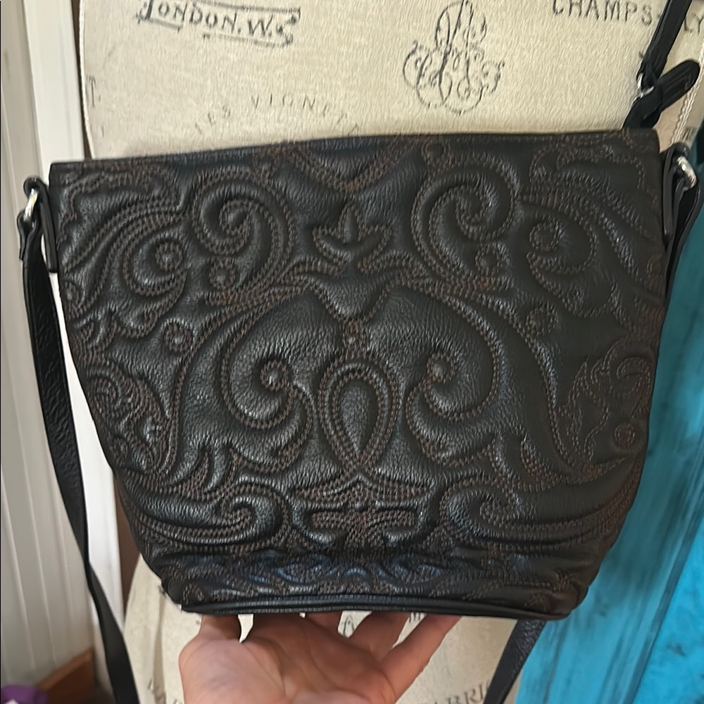 Elegant Brighton Embossed Shoulder Bag